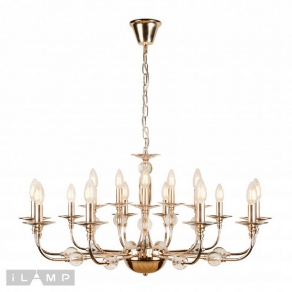 Подвесная люстра Aura 1030-10+5 GD