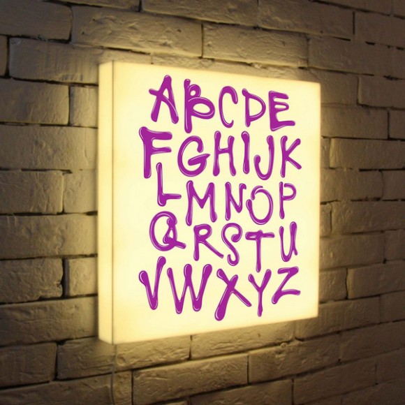 Лайтбокс Alphabet 45-45-d-003