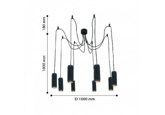 Подвесной светильник Kinescope 2452-8P Подвесной светильник Kinescope 2452-8P