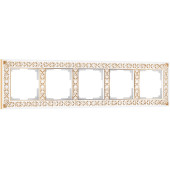 Рамка Antik белое золото WL07-Frame-05 Рамка Antik белое золото WL07-Frame-05