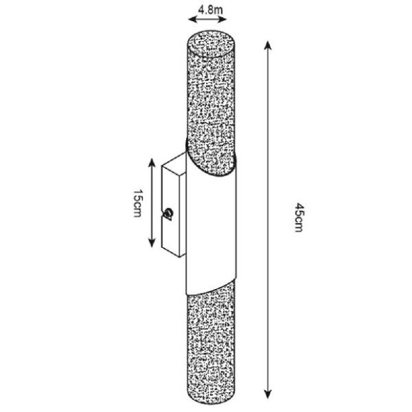 Настенный светильник Aqua A2470AP-2SS