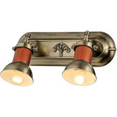 Спот 821 821-02-01 красное дерево+бронза Спот 821 821-02-01 красное дерево+бронза