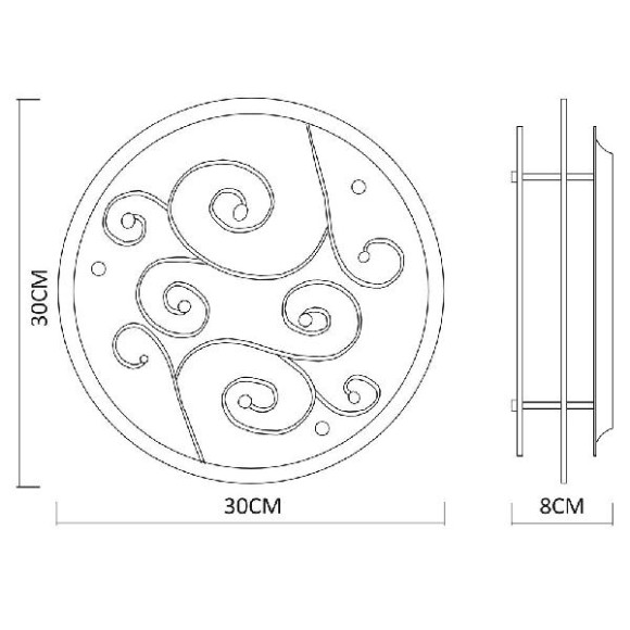 Потолочный светильник Esmeralda A4815PL-2CC Потолочный светильник Esmeralda A4815PL-2CC