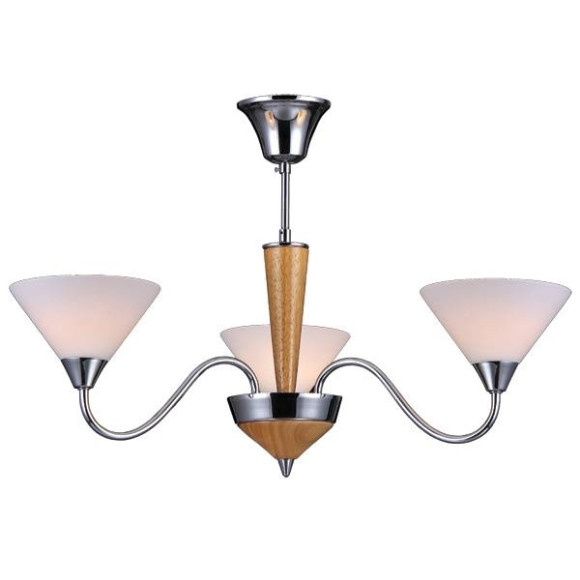 Потолочная люстра Evora EVORA 11400/3C CHROME, OAK