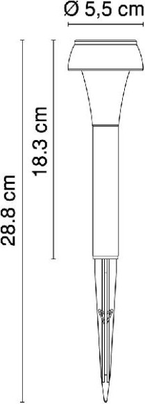 Грунтовый светильник Solar 33963-12