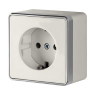 Розетка Накладные механизмы Gallant слоновая кость WL15-02-02