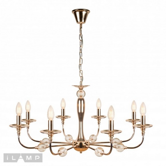 Подвесная люстра Aura 1030-8GD