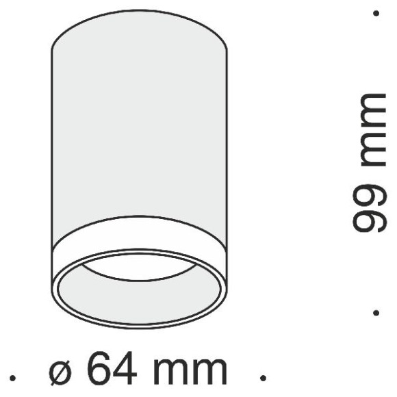 Точечный светильник Pauline C008CW-01B