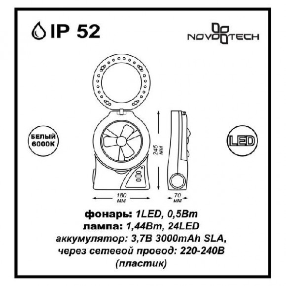 Кемпинговый фонарь Trip 357437
