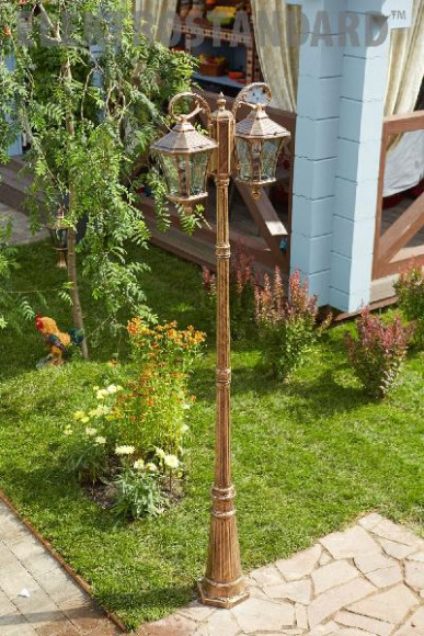 Наземный фонарь Virgo черное золото GLXT-1450F/2