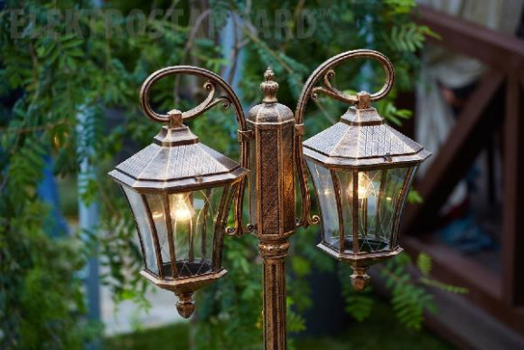 Наземный фонарь Virgo черное золото GLXT-1450F/2