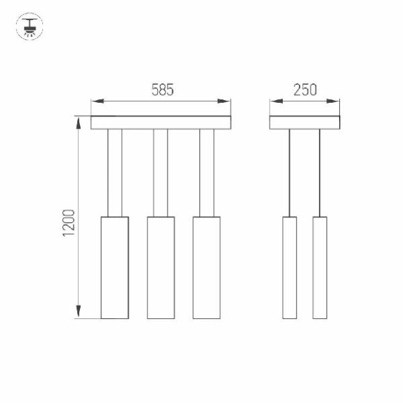 Подвесной светильник LEGACY 029101 Подвесной светильник LEGACY 029101
