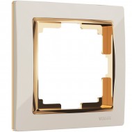 Рамка Snabb слоновая кость/золото WL03-Frame-01-ivory-GD
