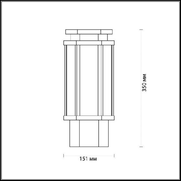 Наземный светильник Gino 4048/1B