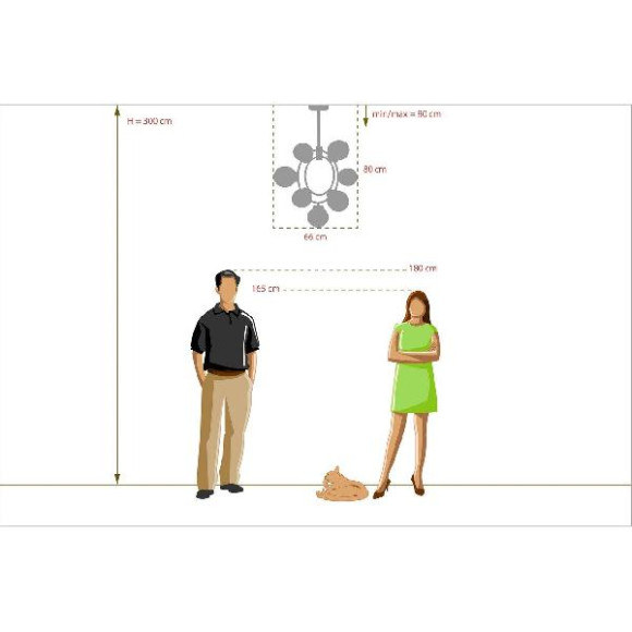 Потолочная люстра Гамбург 605013507