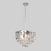 Подвесная люстра Lianna 10114/6 хром/прозрачный хрусталь Strotskis