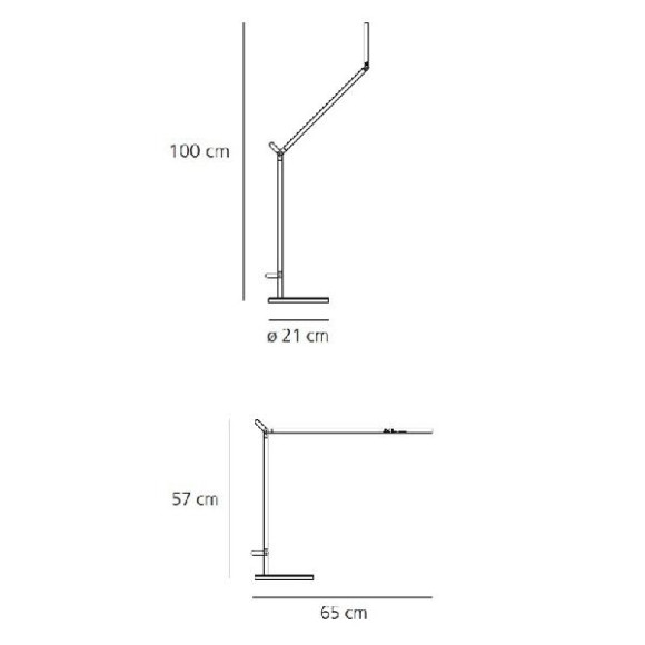 Офисная настольная лампа Demetra 1735010A