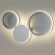 Настенный светильник Rings 40141/1 LED серебро