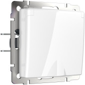 Розетка Встраиваемые механизмы белые WL01-SKGSC-01-IP44