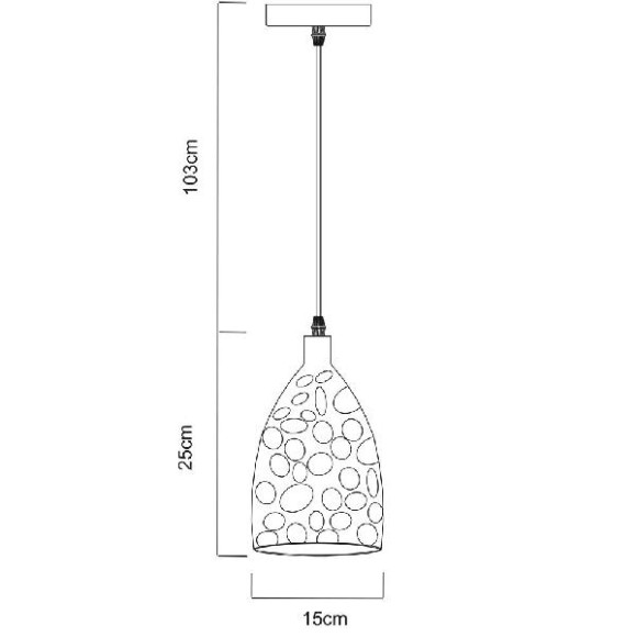 Подвесной светильник Lucido A4083SP-1SS