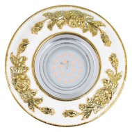 Точечный светильник Arno DLS-A105 GU5.3 CHROME/WHITE+GOLD Точечный светильник Arno DLS-A105 GU5.3 CHROME/WHITE+GOLD