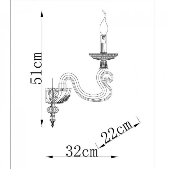 Бра Laura 5123/01 AP-1