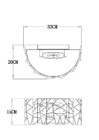 Настенный светильник Galatea A1222AP-2CC