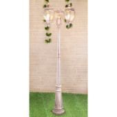 Наземный фонарь Andromeda белое золото GLYF-8024F/3 Наземный фонарь Andromeda белое золото GLYF-8024F/3