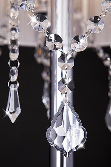 Торшер 2045 2045/3F хром/белый