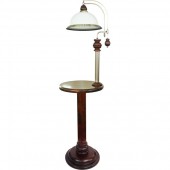 Торшер 820 820-01-05 красное дерево+бронза