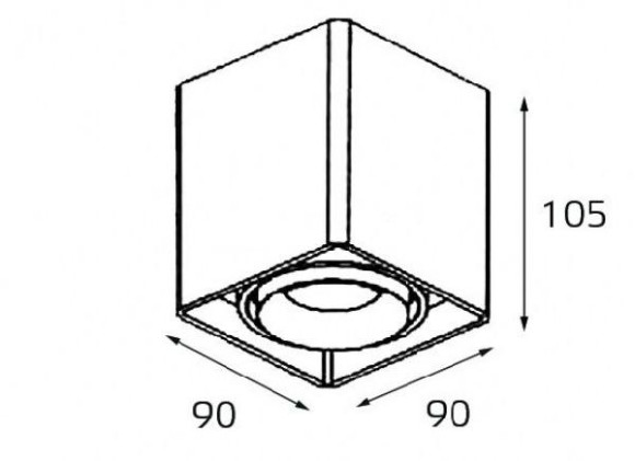 Точечный светильник Mg-56 5641 black Точечный светильник Mg-56 5641 black