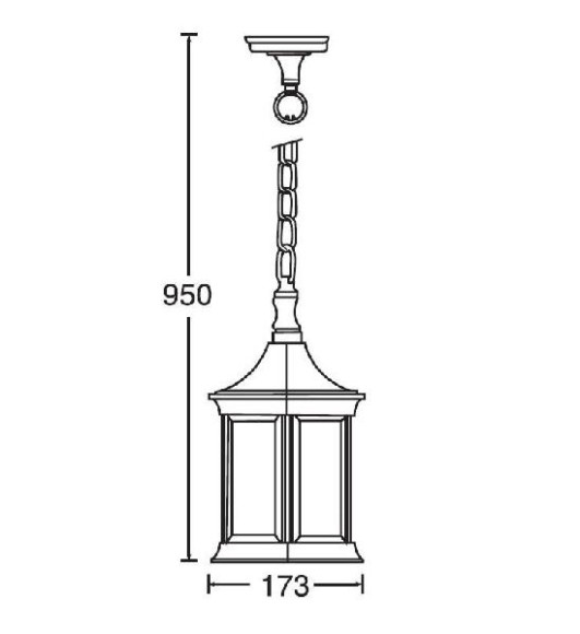 Уличный светильник подвесной 89805S Gb Уличный светильник подвесной 89805S Gb