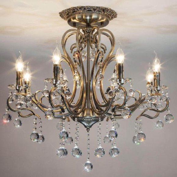 Потолочная люстра 12505 12505/8 античная бронза Потолочная люстра 12505 12505/8 античная бронза