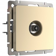 Розетка Встраиваемые механизмы шампань WL11-TV Розетка Встраиваемые механизмы шампань WL11-TV