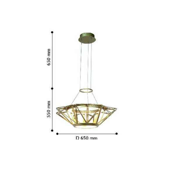 Подвесной светильник Solar 2508-5P