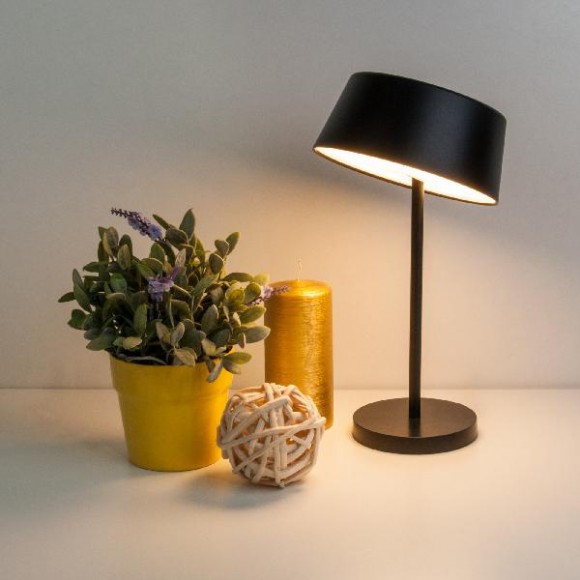 Интерьерная настольная лампа Apollo 80424/1 черный