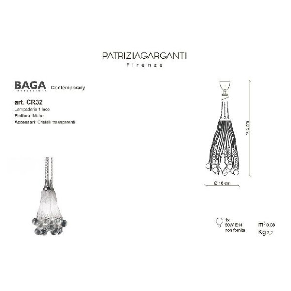 Подвесной светильник CR1 CR32