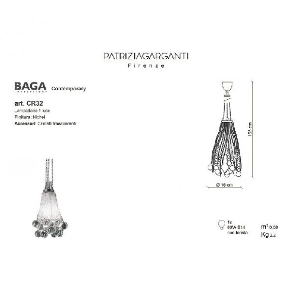 Подвесной светильник CR1 CR32