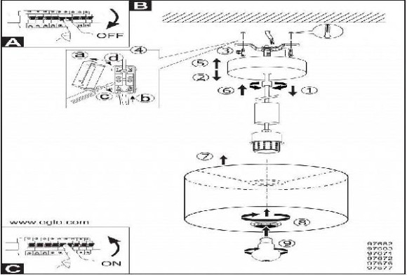 Подвесной светильник Concessa 1 97683