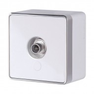 Розетка Накладные механизмы Gallant белые WL15-21-01