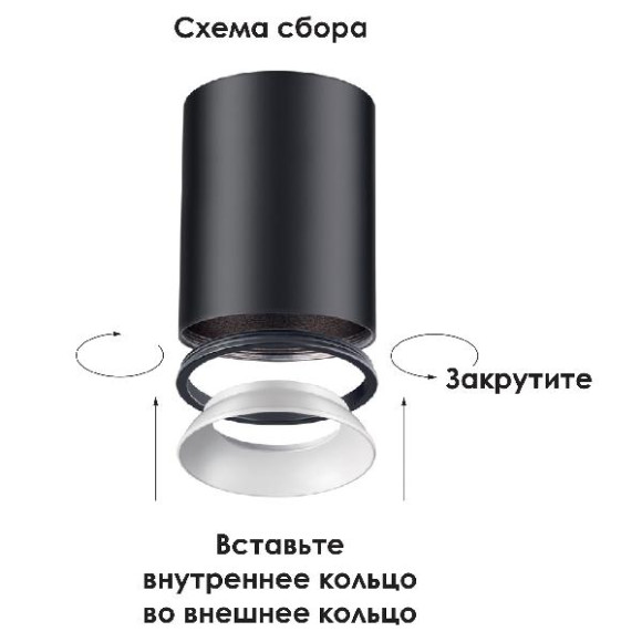 Точечный светильник Unite 370530