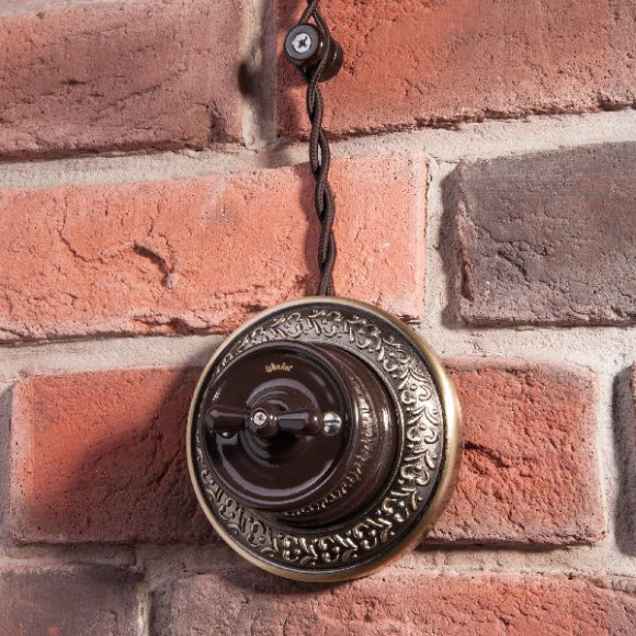 Запчасть Накладные ретро механизмы Ретро коричневые WL18-17-01 Запчасть Накладные ретро механизмы Ретро коричневые WL18-17-01