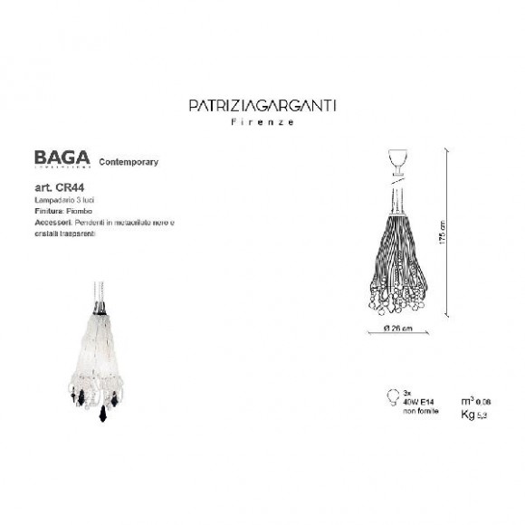 Подвесной светильник CR1 CR44