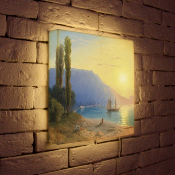 Лайтбокс Айвазовский "Неаполь" 35-35-d-160 Лайтбокс Айвазовский "Неаполь" 35-35-d-160