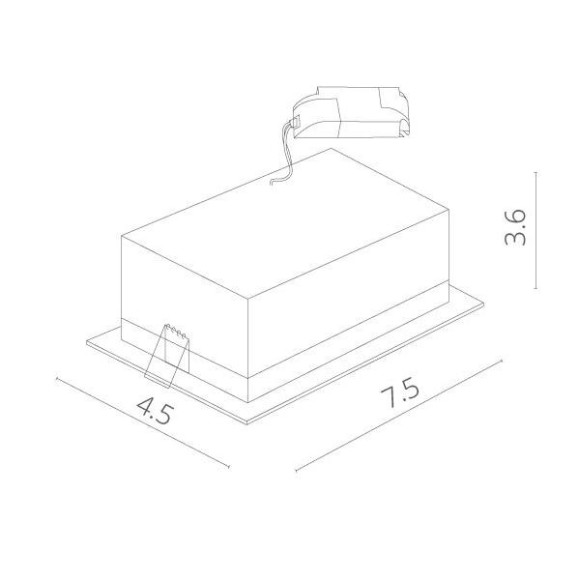 Точечный светильник Grill A3153PL-2BK
