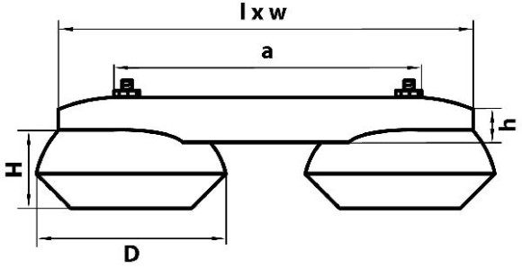 Точечный светильник ORBE 051329